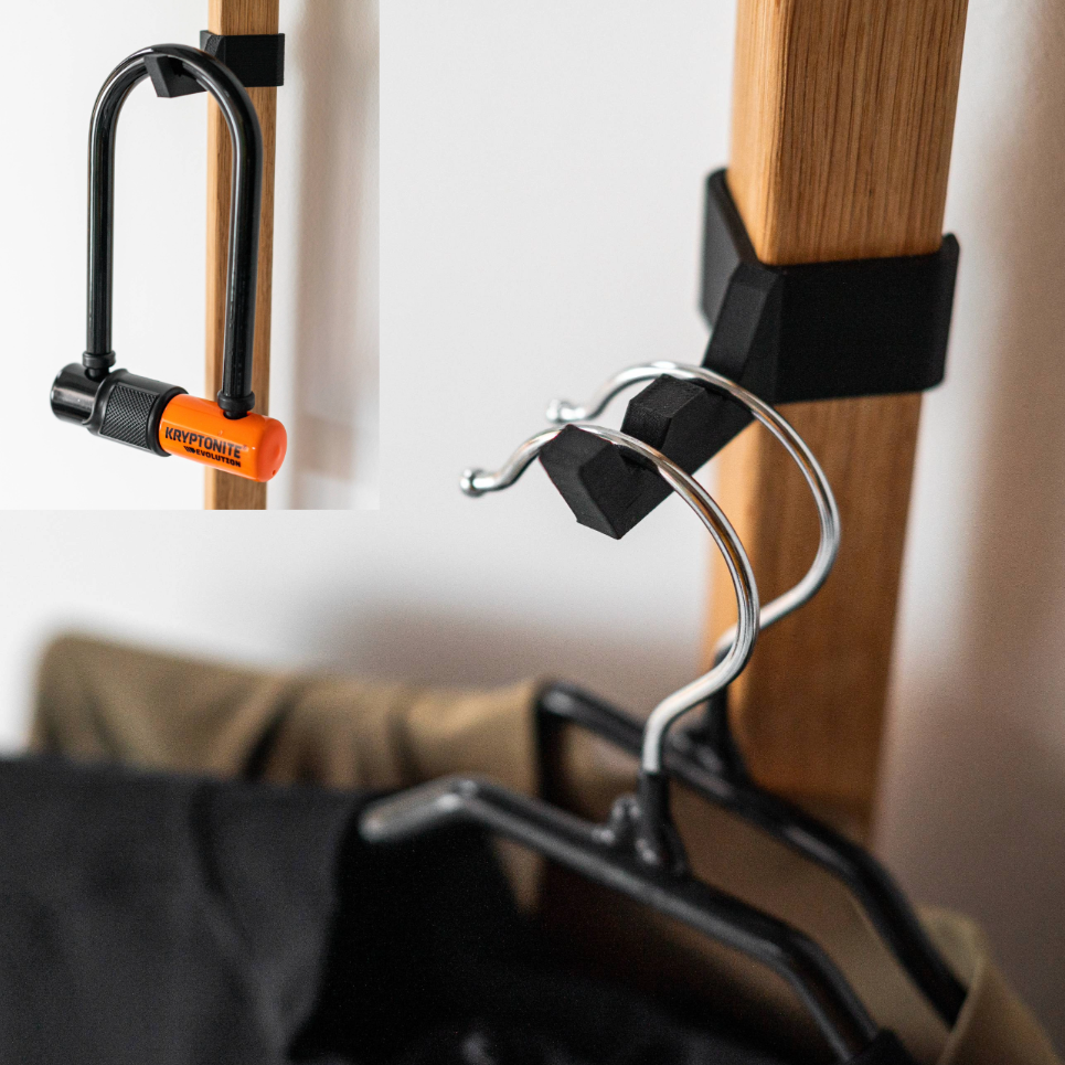 GEAR-RACK - Supporto per i tuoi accessori da bicicletta