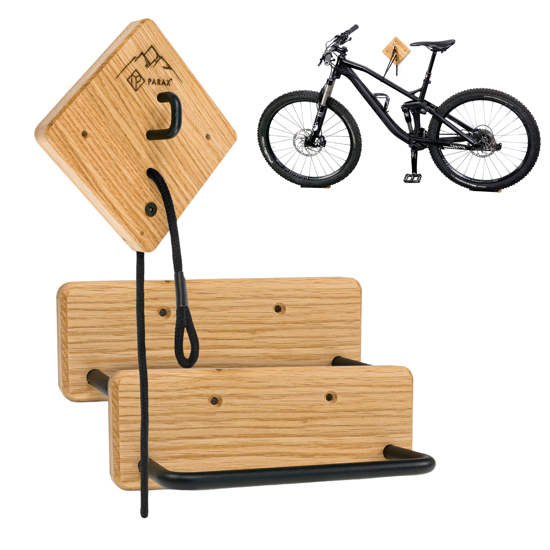 Wood wall mount bike rack deals